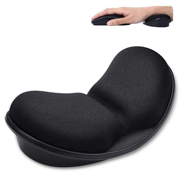 Gaming Musematte - Svart. Til kontor, datamaskiner, bærbare datamaskiner, holdbar, komfortabel, lett, enkel skriving, smertelindring