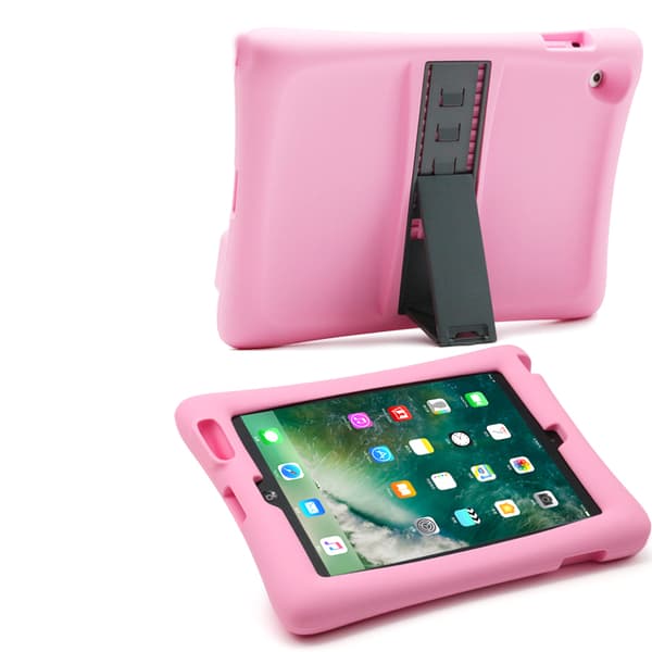 Silikonetui for barn til iPad 2/3/4, rosa pink Silikon/Gummi