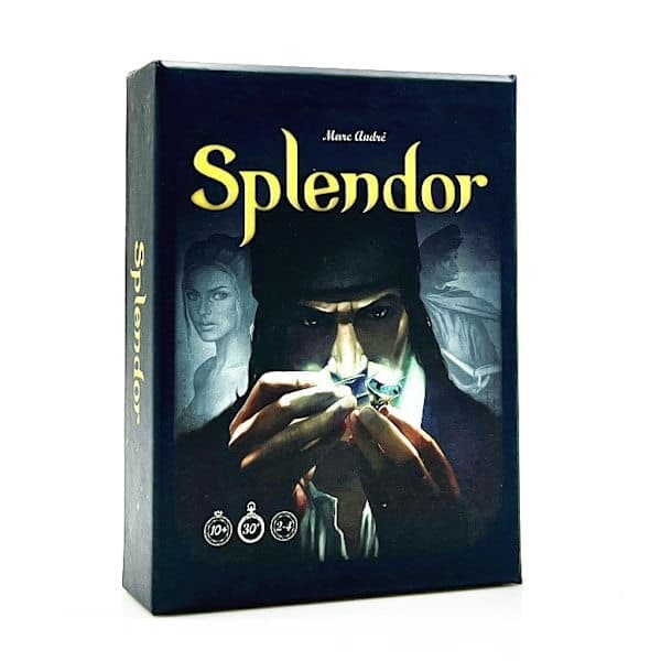 Splendor - A Gemstone Strategy Game for Ages 10+, 2-4 Players, 30 Minute Playtime