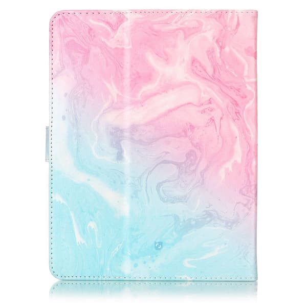 Delicious leather case marble, pink/green, iPad mini 2/3 Rosa/Blå