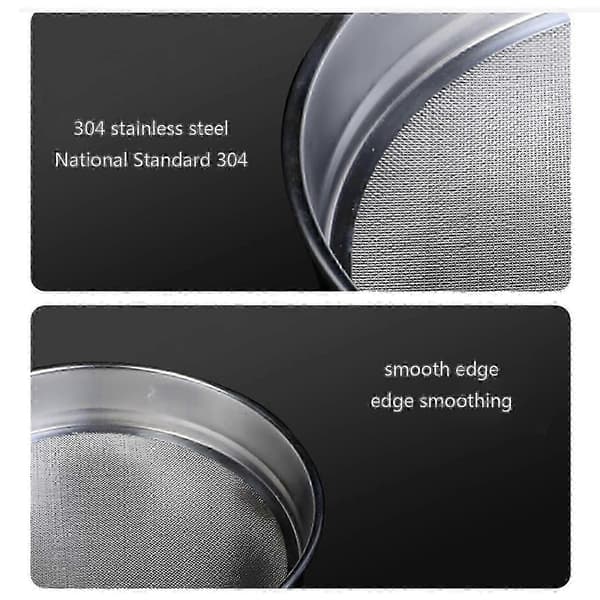 Rustfrit stål 4/10/20/60 mesh bundnet mel sigte fortykket ris sigte!ZZ61 Ny ankomst S05 10 mesh 2mm
