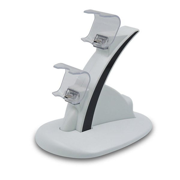 Controller-oplader 4 Controller-oplader Opladningsdock Stativ - Hvid