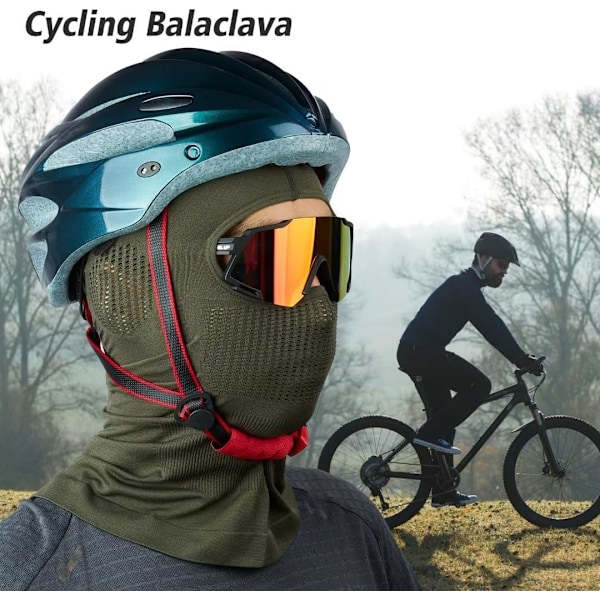 Balaklava Helmask för Motorcykel Cykling Skidmask för Män Kvinnor Andningsbar Navy blue
