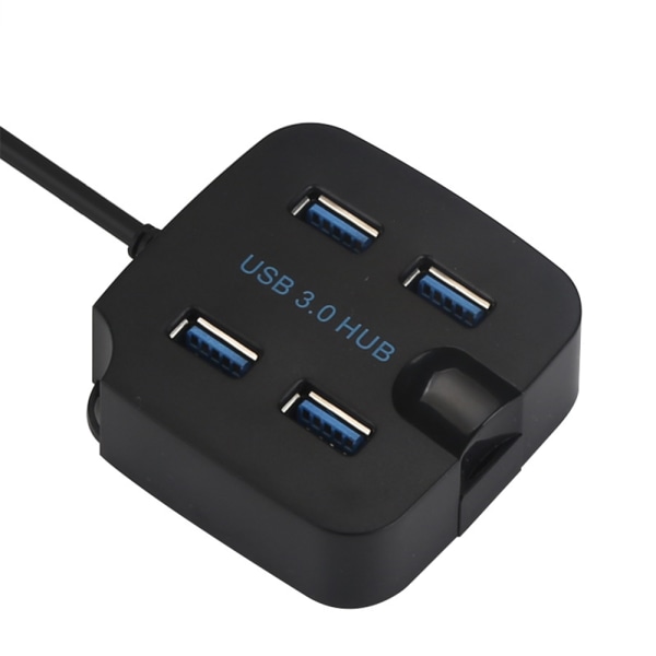 USB3.0 4-port HUB 4-port Hub USB-splitter Telefonholder 3.0hub Super Speed Splitter 5Gbs-Sort 3.0