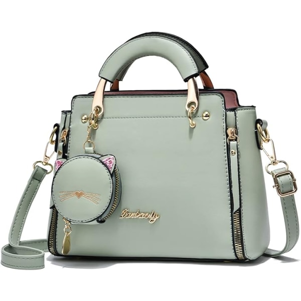 Moderne Punge og Håndtasker til Kvinder Damer Læder Top Håndtag Satchel Skuldertasker Små Totes