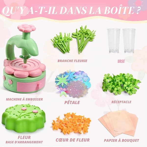 Children's Craft Activity - DIY Bouquet Kit, Including a Flower Machine