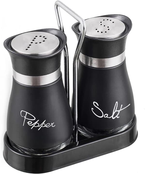 2-pack Salt- och Pepparkvarnar Salt- och Pepparkarvar Salt- och Pepparsets Saltskakare Saltburk Kökstillbehör