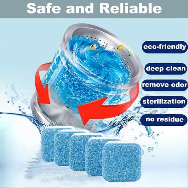 Finally Fresh Washing Machine Cleaner White Count Powder 12/24/36 PCS 36PCS 36PCS blue