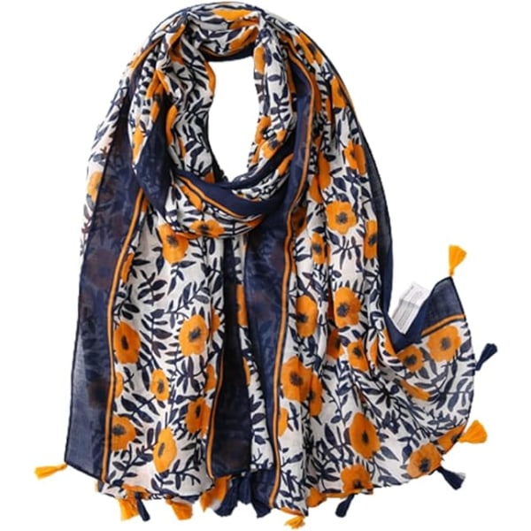 Women's Scarf Lady Light Soft Fashion Boho Style Scarves Wrap Shawl for All Season