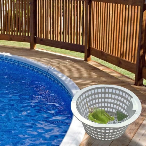 Universal erstatningsskimmerkurv i plast til fritstående pools With  Handle