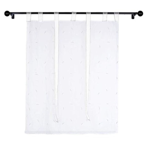 Vit - bredd 80X höjd 140cm - draperihemtextilier