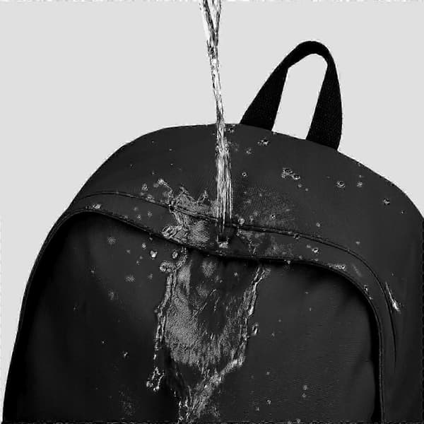 Sort Byrygsæk til kvinder, laptoprygsæk large (A4size) black