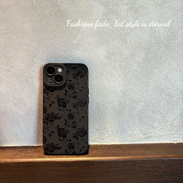 iPhone 16 Pro Max Skal 6,9 tum 2024, Estetisk Hjärtan Print iPhone 16 Pro Max Skal för Kvinnor Flickor Män, Silikon Skyddande Telefonfodral för iPhone Flower iPhone Xs Max