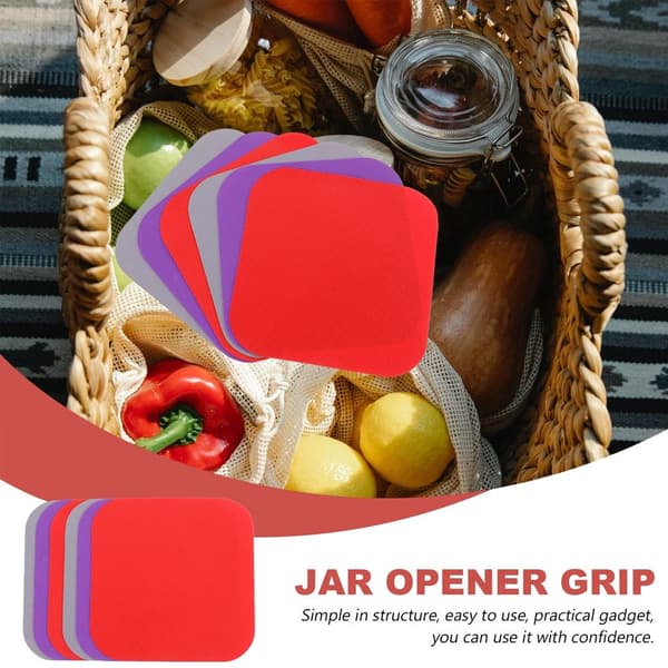 Gummigreb til at åbne dåser Dåseåbner Greb Dåselågsåbner Grebspuder Var CombinationA 6pcs