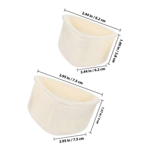 Risbollform Triangel Onigiri Form för köksbruk 2 st Beige Material