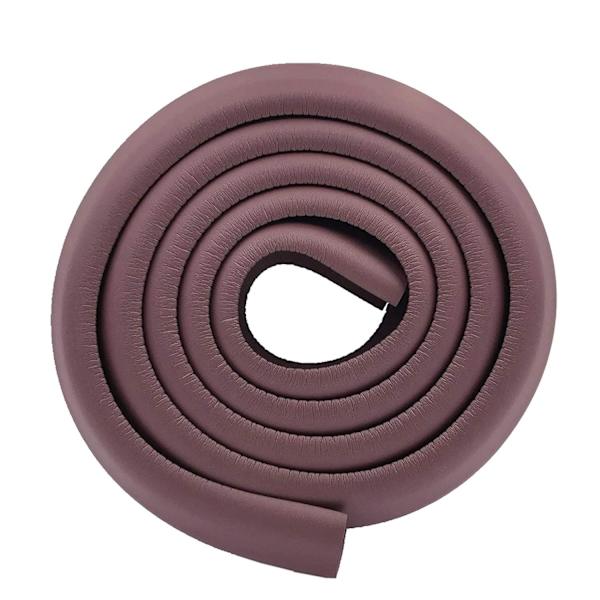 L-Formet Ekstra Tyk Møbelbord Kantbeskyttere Skum Baby Sikkerhed Bumper Guard 6,5 Ft (Brun) - 1 Stk