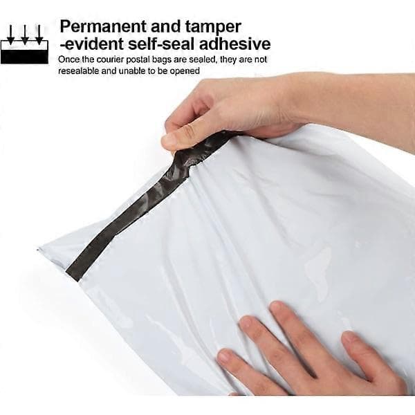 Pakke med 100 plastposer Postposer Plastforsendelse P