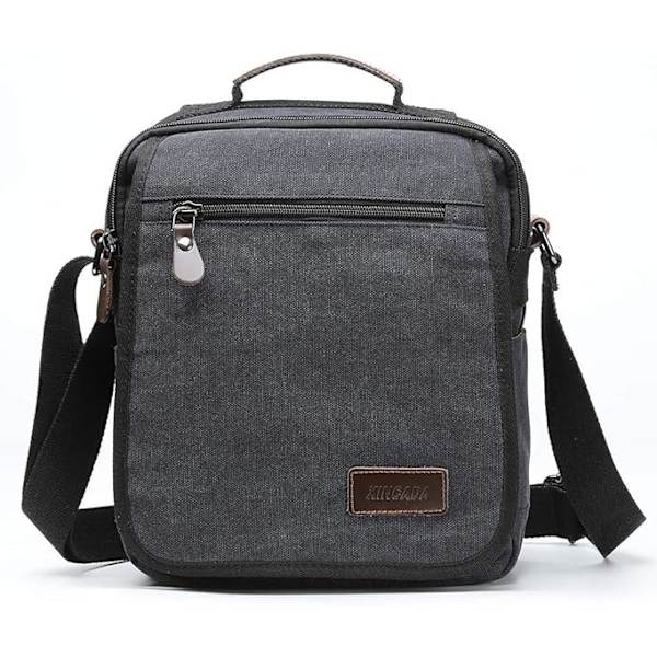 Herrväska Messenger Bag Canvas Axelväskor Resväska Herr Handväska Crossbody Väskor för Arbete Affärer