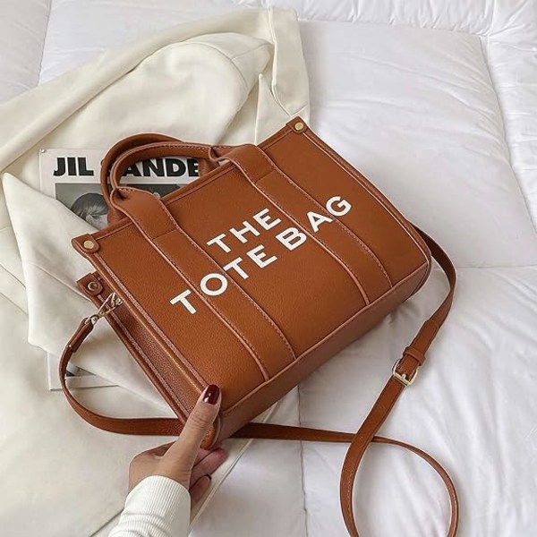 The Tote Bag för kvinnor Dupes Mini Leather Tote Bag Small Personalized Crossbody Handbags