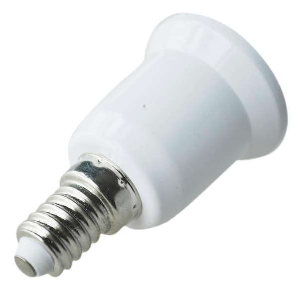 4X E14 til E27 Forlængerbase LED CFL Lyspære Adapter Konverter Skruesokkel