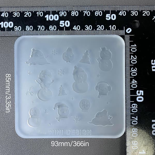 Multifunktionelt robust silikone fondantform til slik og desserter, bærbar til hjemmebagningsentusiaster
