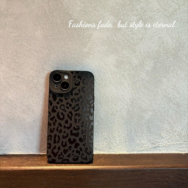 iPhone 16 Pro Max -kotelo 6,9 tuuman puhelimelle (2024), esteettinen sydänkuvioinen iPhone 16 Pro Max -kotelo naisille, tytöille ja miehille, silikoninen suojakuori iPhonelle Leopard Print iPhone 7/8/SE