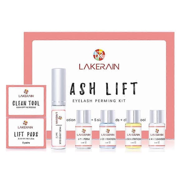 Lakerain Lash Lift Perm Tool Eyelash Curling Set til Salon Hjemmebrug Makeup W9a4