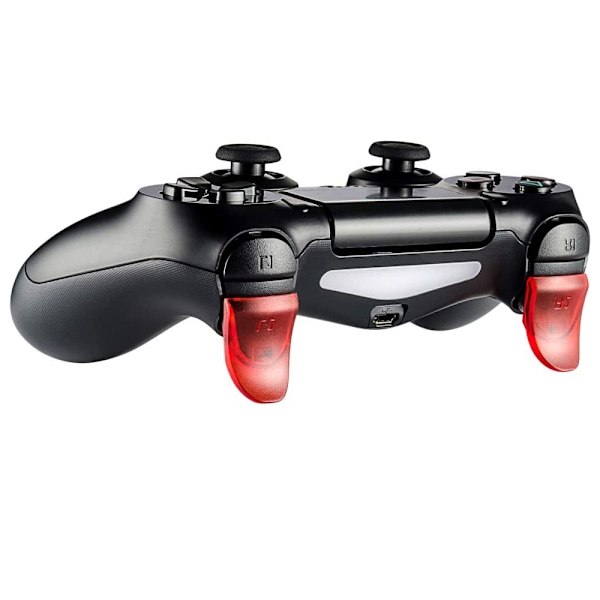 För PS4 Triggers L2 R2 Knappar Knappar Axelknappar Kit Tillbehör Reservdelar Kit-röd