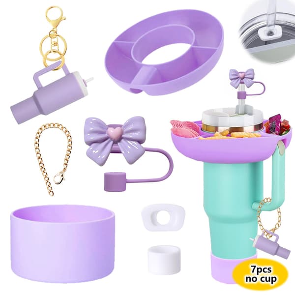 7-piece accessory set for Stanley Cup, with snack bowl (01)