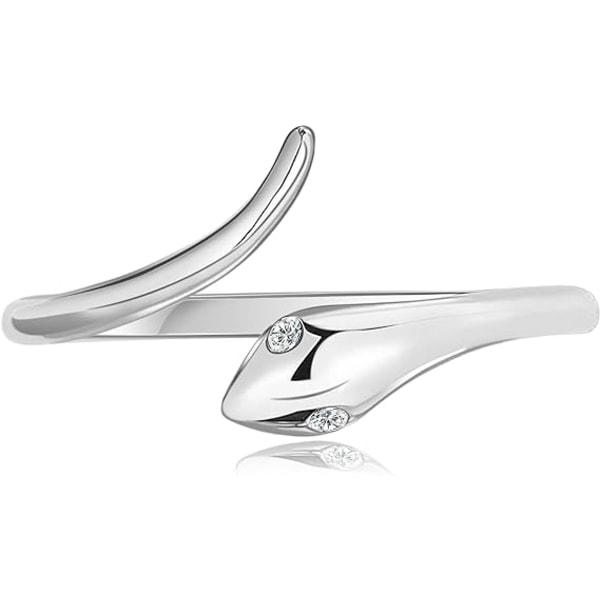Guldringe 14k forgyldt sølv rosaguld fine justerbare ringe onde øjne slange chevron kram hånd kno ringe åbent bånd enkel fingerring