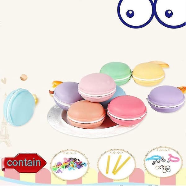 12 stk. Macaron Krystal Slim Diy Squishy Bobler Anti-stress Børnelegetøj_zyae