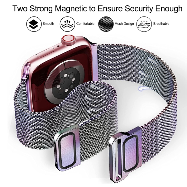 Magnetisk Apple Watch Band - Färgglad 38/40/41 mm