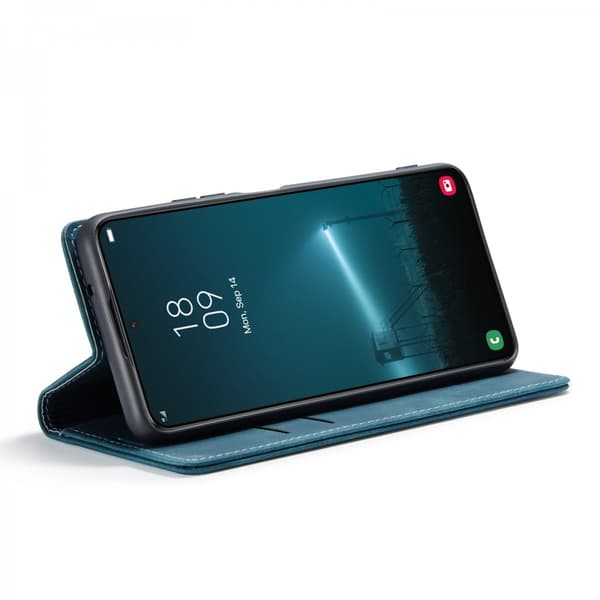 CaseMe Slim Wallet Case Samsung Galaxy S22 Plus Blå