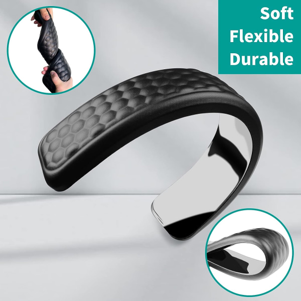 Tangentbords handledsstöd i minnesskum, ergonomiskt handledsstöd med smärtlindring för hemmakontor (17,32 x 3,15 x 0,79 tum)