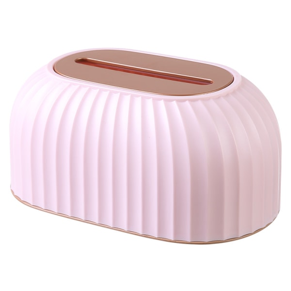 Rektangulær servietbeholder med fjederstøtte, moderne dekorativ toiletrullepapirdispenser-organisatorholder til hjem, kontor, bil C