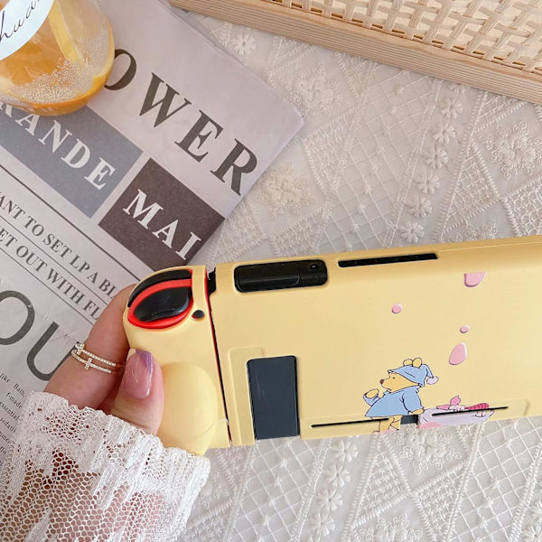 Skyddande Fodral för Switch, Cartoon Anime Söt Mjuk TPU-Fodral för Handhållen Videospelkontroll för Nintendo Switch