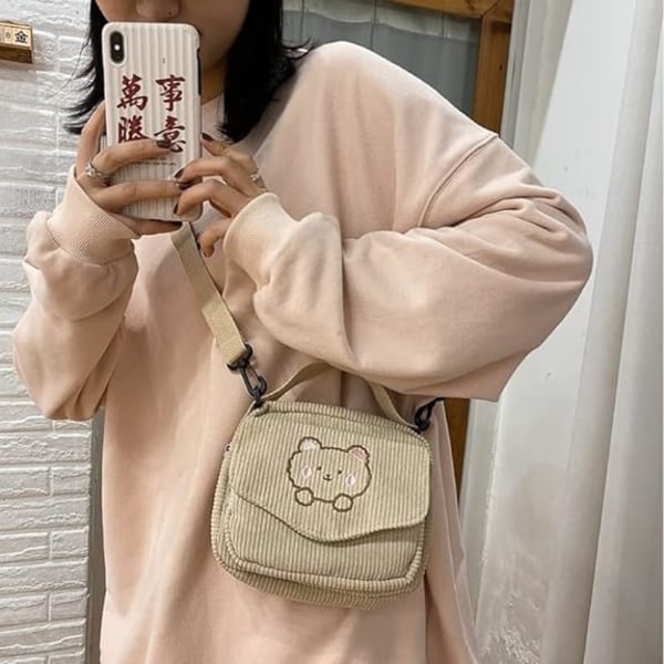 Kawaii olkalaukku crossbody-laukku Kawaii lompakko Kawaii crossbody-laukku Kawaii samettilaukku