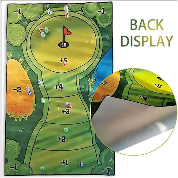 Afslappet golfspilssæt, golf putting måtte 120*180cm