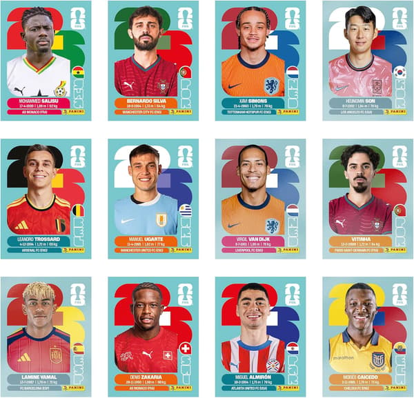 FIFA World Cup 2026 -tarrakokoelman monipakkaus x50-pack Panini