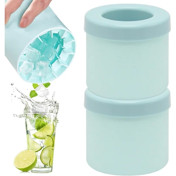 Isformar i Silikon, Isformar Silikon Resin Isformar Isformar Organisk Silikon Isformar Kopp Isformar Tillverkningskopp 2st blue
