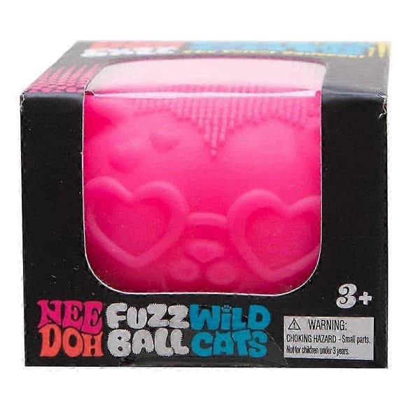 Søde Katte Fuzzy Stressbolde, Bløde Klemme Squishy Legetøj til Angst- og Stresslindring, Bærbart Dekompressions Fidget Legetøj til Børn og Voksne