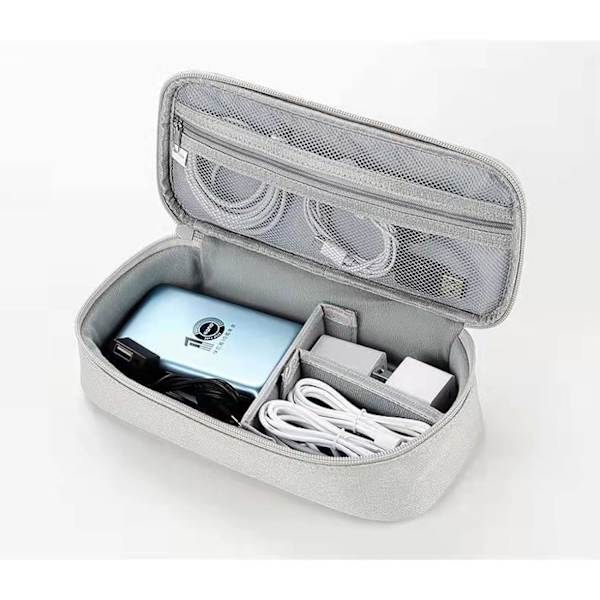 Multifunktionell elektronisk väska, vattentät bärbar kabelväska, förvaringstillbehör, universell organiseringsväska för hårddisk, USB-minnen, hårddisk,...