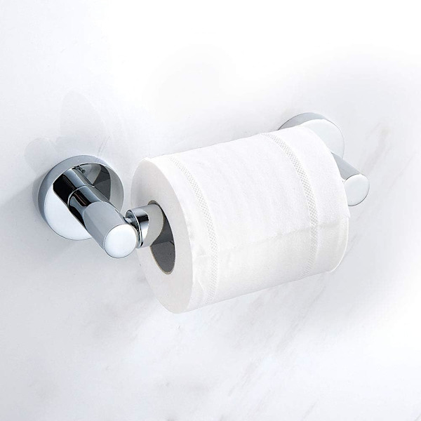 WC-paperiteline ruostumaton teräs seinälle kiinnitettävä kromattu WC-paperiteline kylpyhuoneen säilytystila perinteinen kääntyvä pyyheteline