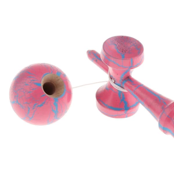 Traditionelt Kendama boldspil - Trælegetøj med snor til børn