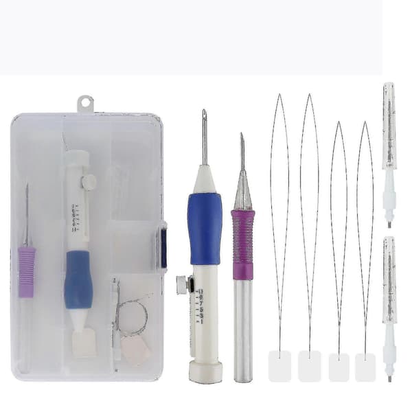 Punch Needle Broderisæt, broderipen Punch Needle Kit Håndværksværktøj
