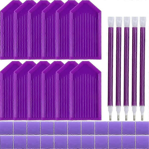 5D Diamond Art Maleri Værktøj og Tilbehørssæt, Diamond Art Maleri DIY Tilbehør