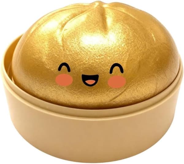 Realistisk dampet bolle sensorisk legetøj til stresslindring, med dampkurv, langsomt tilbagevendende dumplings, velegnet til voksne og børn.