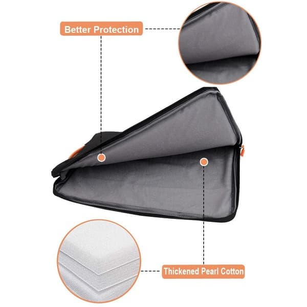13 15 tommer laptop håndtaske Ultrabook etui SORT 11 - 12 tommer Sort 11 - 12 Sort