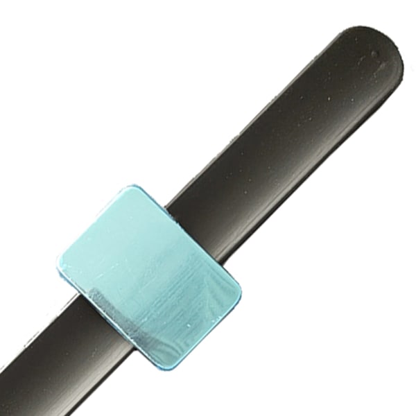 Magnetisk silikonearmbånd til at holde metalhårnåle og clips inden for rækkevidde. Sort