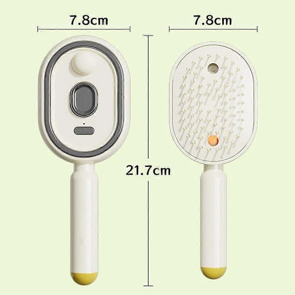 Hårvårdsspray Massagekam Elektrisk hårmassagesprayborste med B1A5 white 1pcs